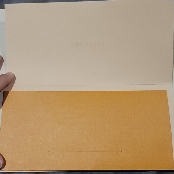 LOUIS VUITTON RECEIPT HOLDER (LARGE) - Picture 2 of 2